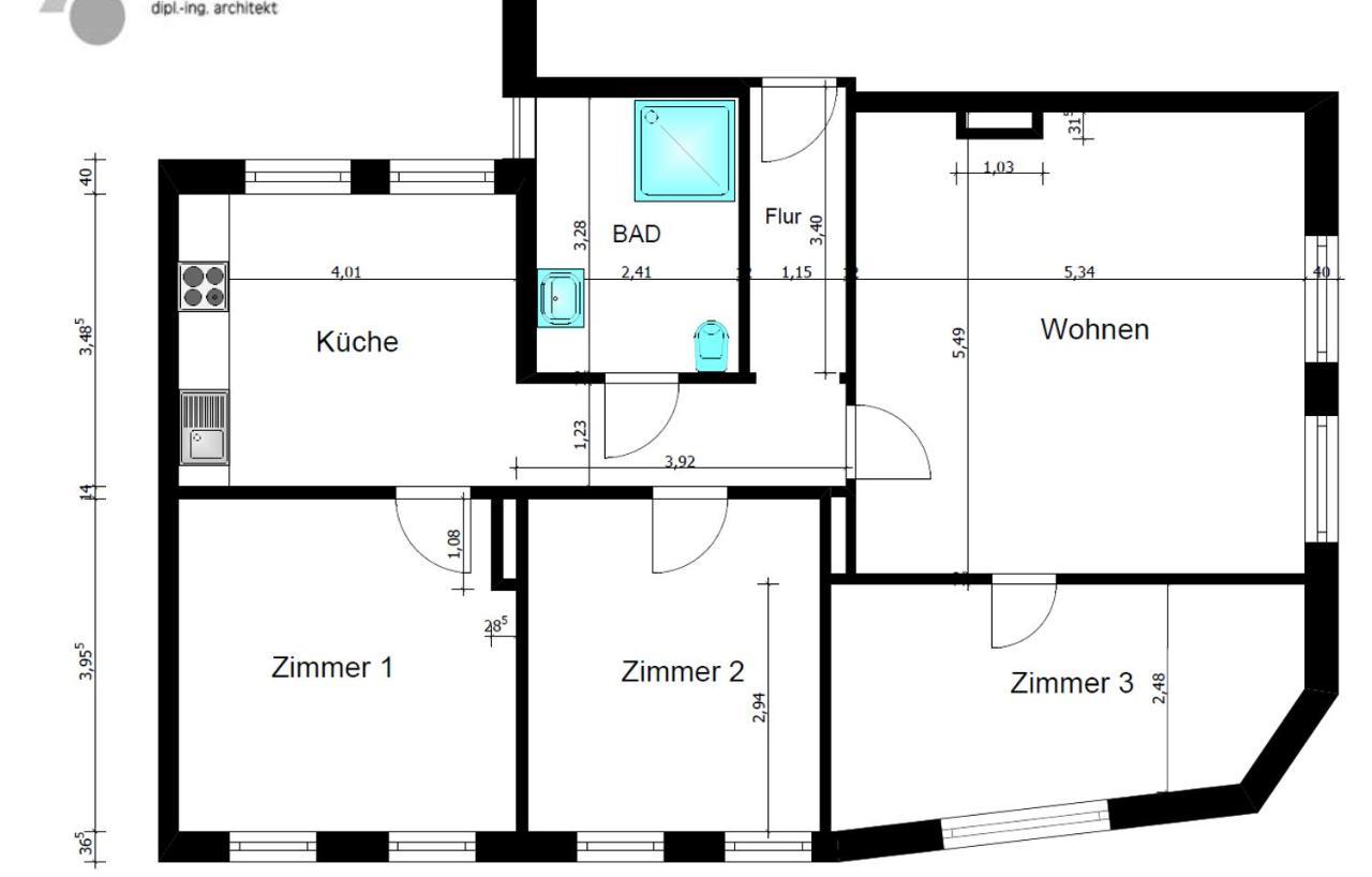 6 Personen Ferienwohnung - In Der Innenstadt Wilhelmshaven Exterior photo